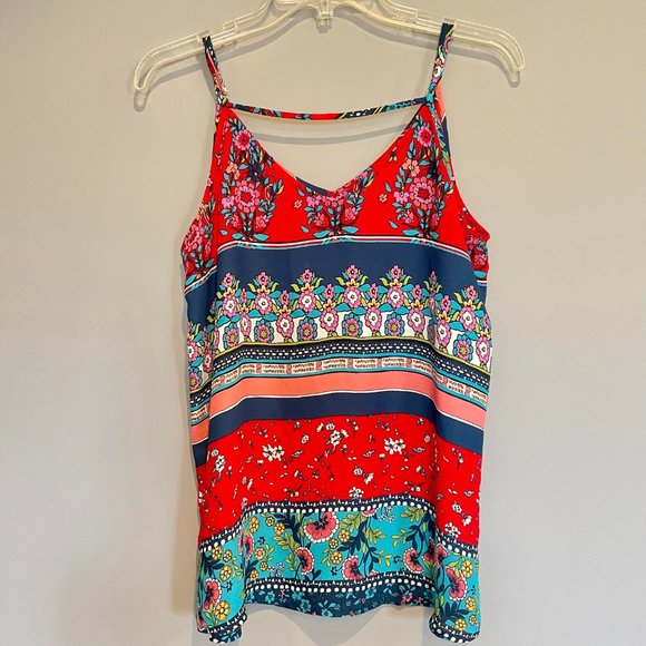 Maurices Women's Spaghetti Strap V-Neck Spaghetti Strap Top Size Medium EUC - Picture 2 of 5